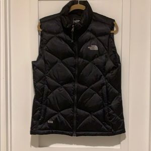 Black quilted NorthFace Vest